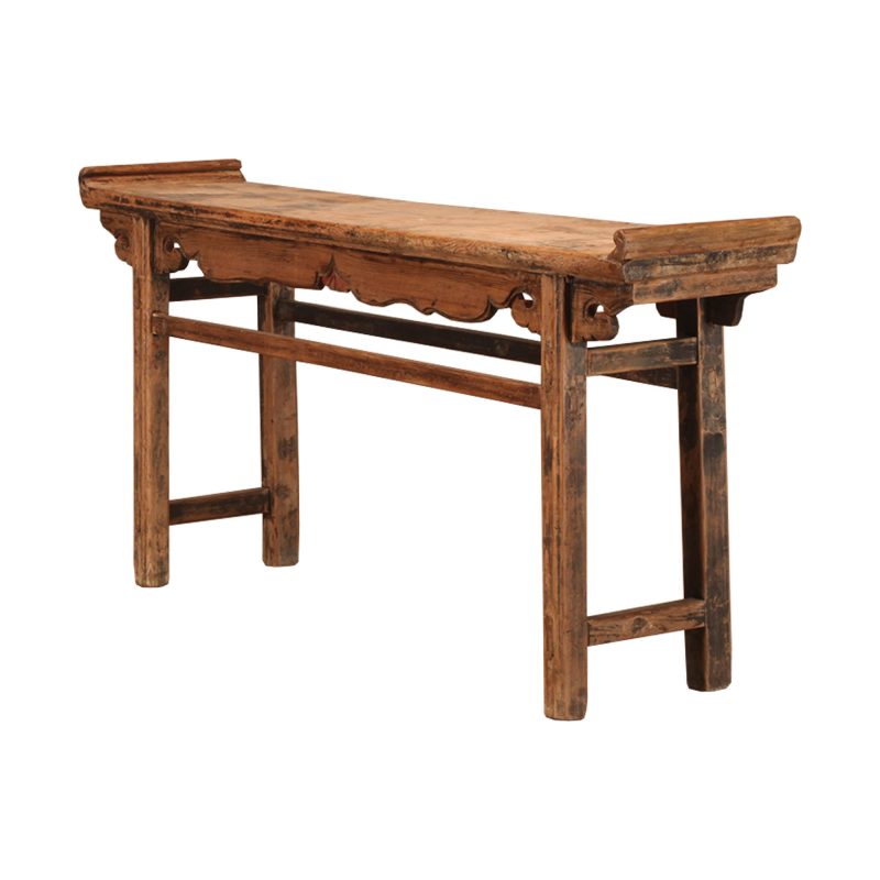 古董中国木桌-角