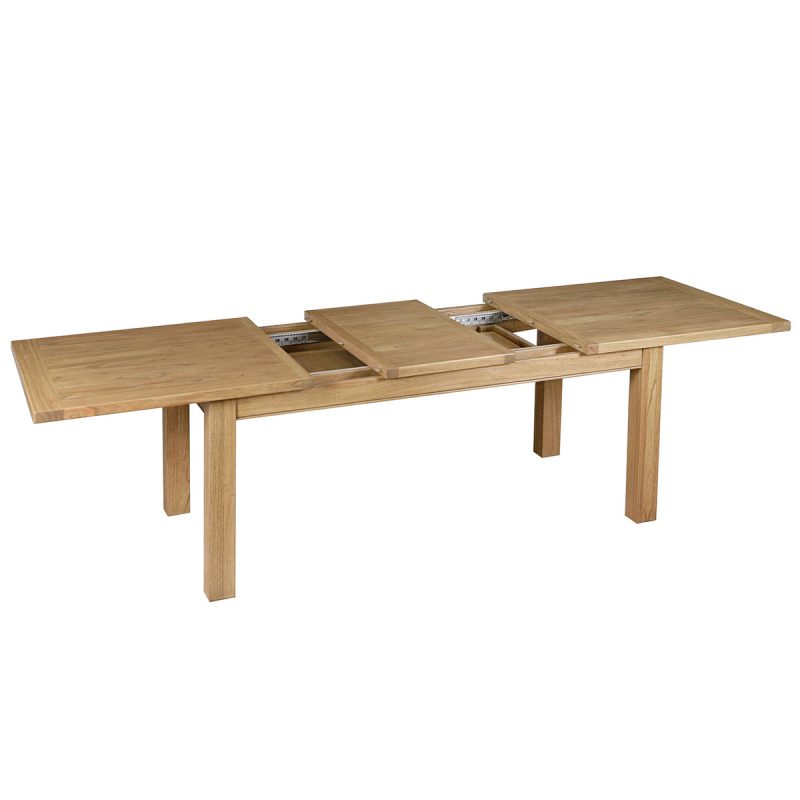 小屋贝拉吉奥扩展木材餐桌开放