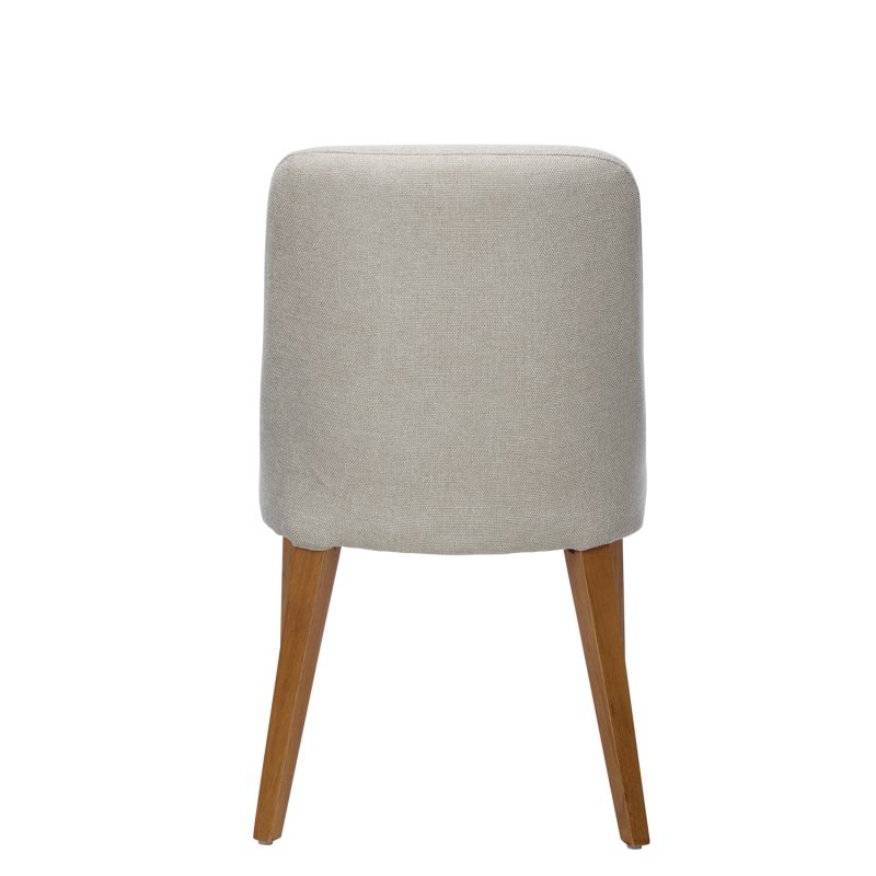 Shack New York Upholstered Dining Chair Shell Honey Leg - back