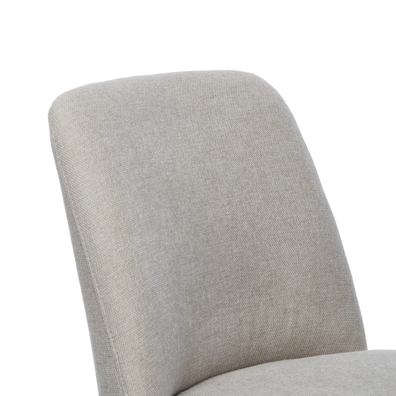 Shack New York Upholstered Dining Chair Shell Honey Leg - fabric close up