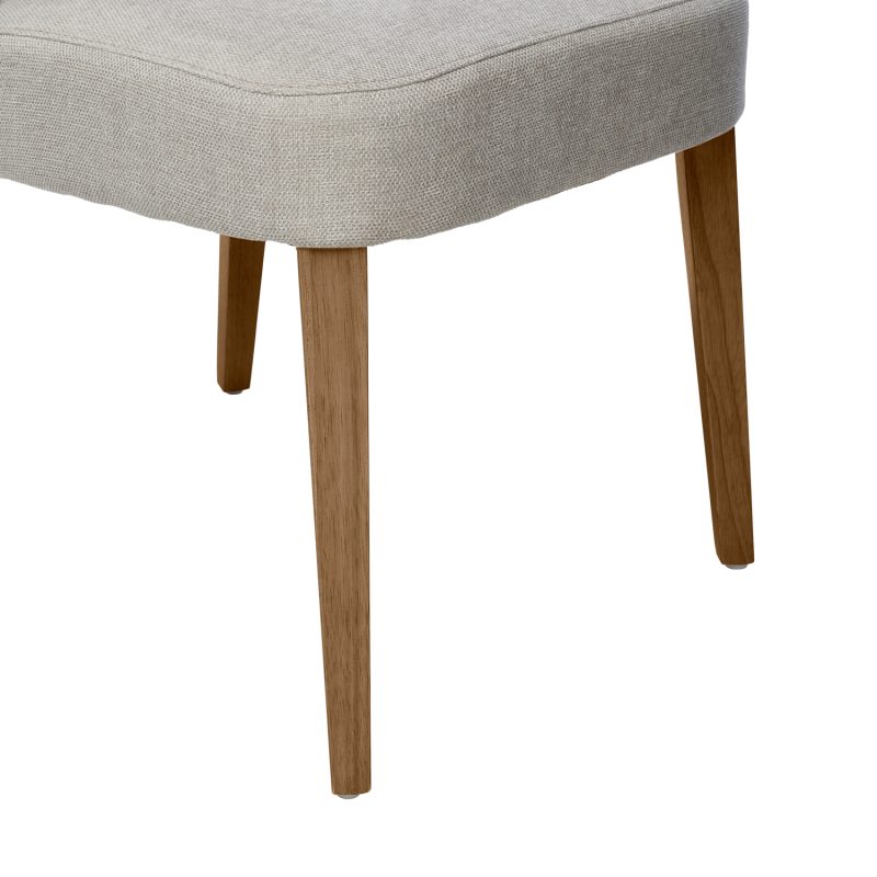 Shack New York Upholstered Dining Chair Shell Honey Leg - leg close up